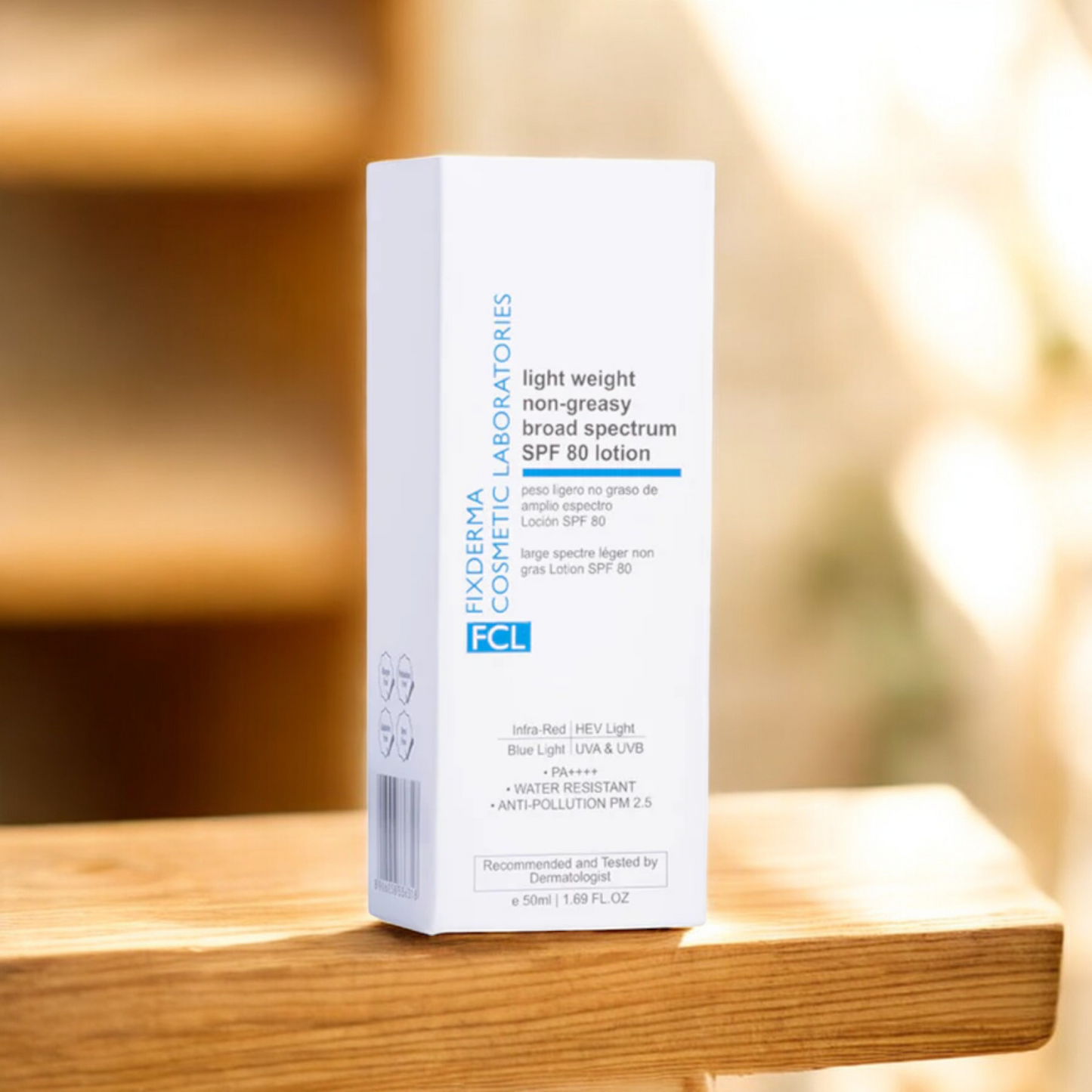 FCL Light Weight Non-Greasy Broad Spectrum SPF 80 Lotion