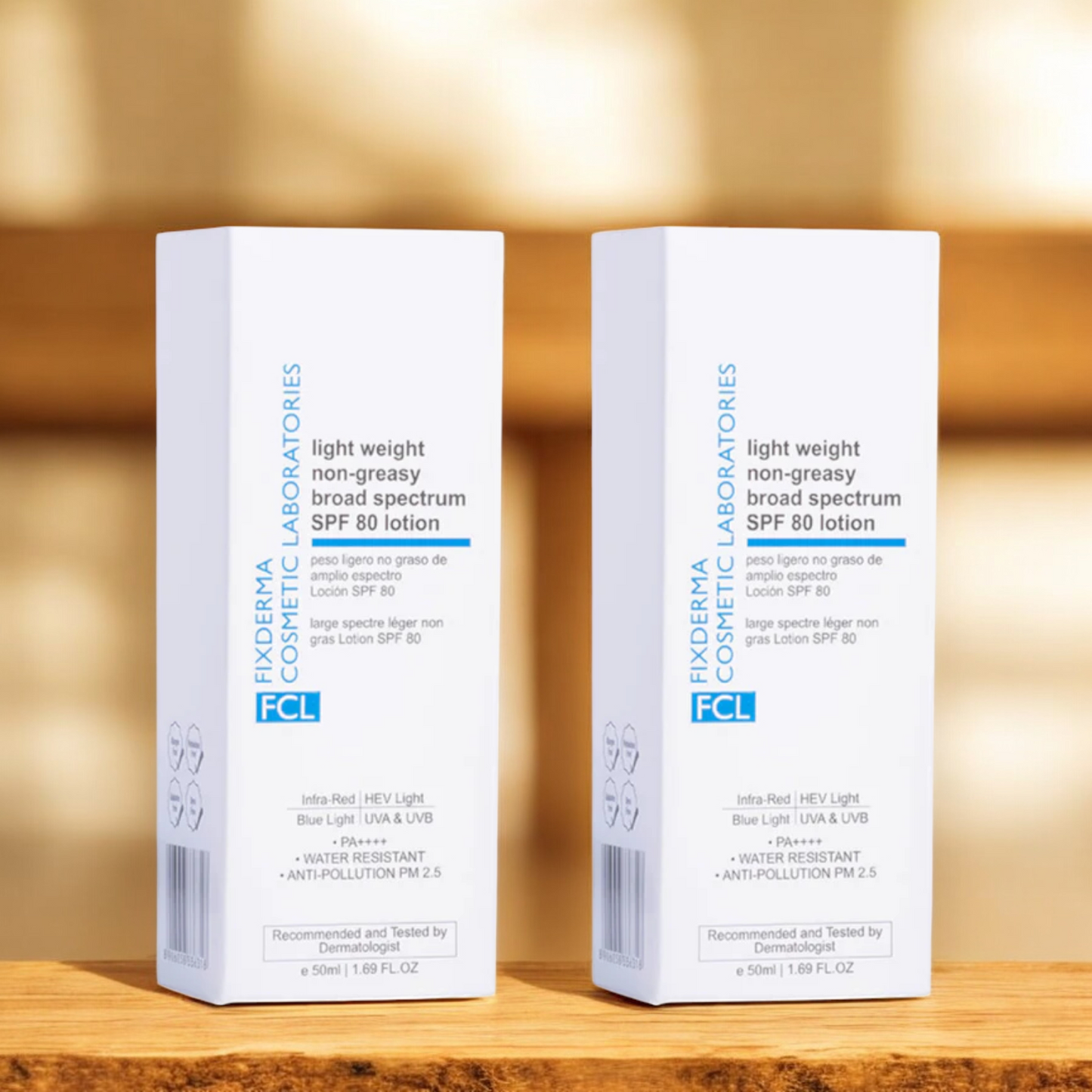 FCL Light Weight Non-Greasy Broad Spectrum SPF 80 Lotion