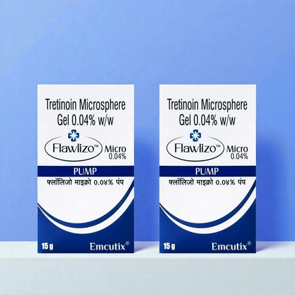 Flawlizo Micro 0.04% Pump Gel Pack of 2