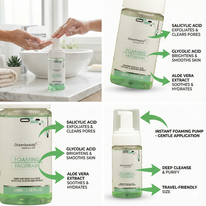 Oceanbeauty Foaming Facewash