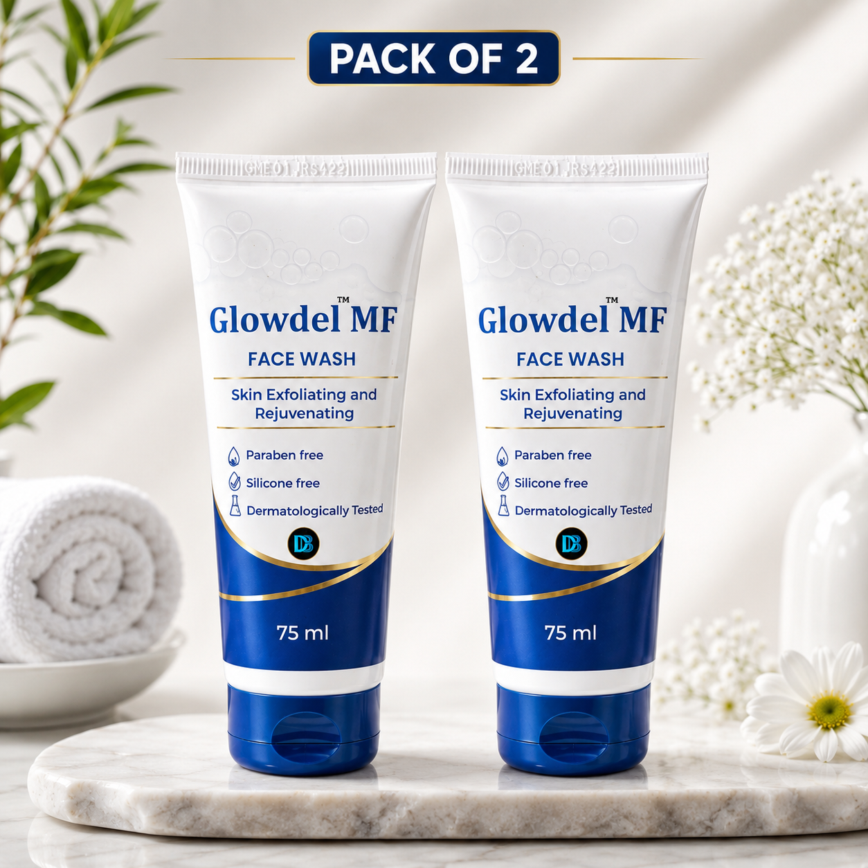 Glowdel MF Face Wash 75ml - Cosmosentials