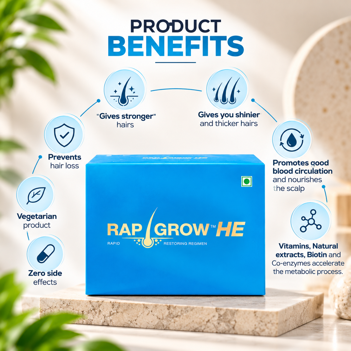 Rapigrow HE Hair Growth Kit