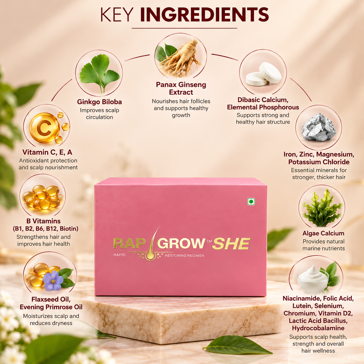 Rapigrow SHE Hair Growth Kit