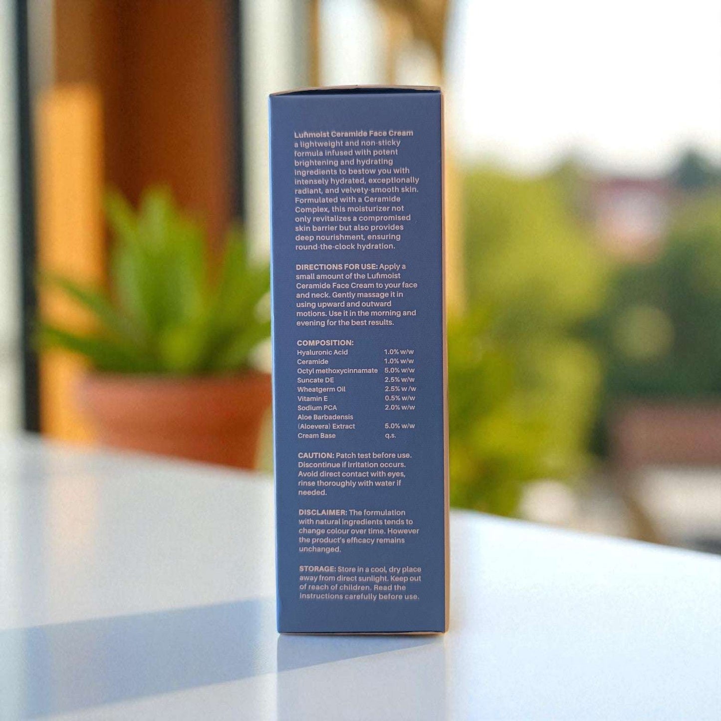 Lufimoist Ceramide Face Cream Spf 30