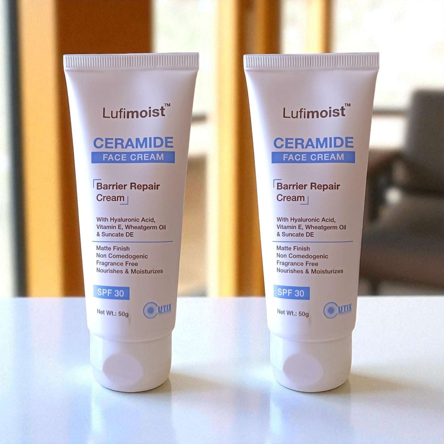 Lufimoist Ceramide Face Cream Spf 30 Pack of 2