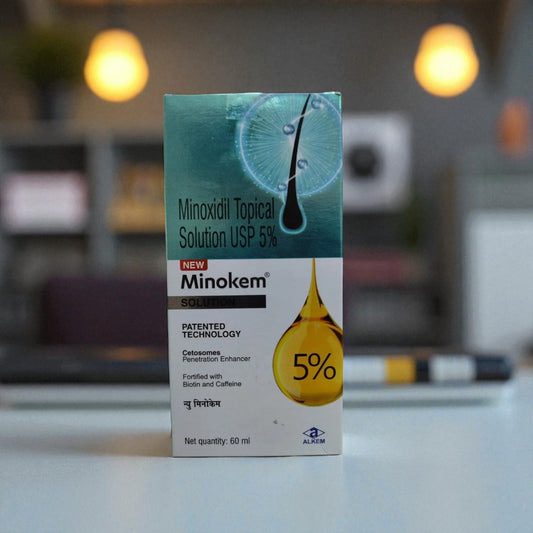 Minokem Minoxidil Topical Solution USP 5% 