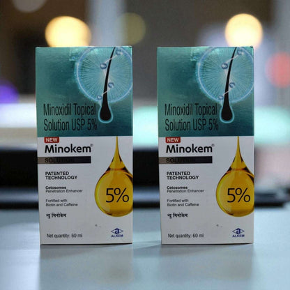 Minoxidil Topical Solution USP 5% Pack of 2