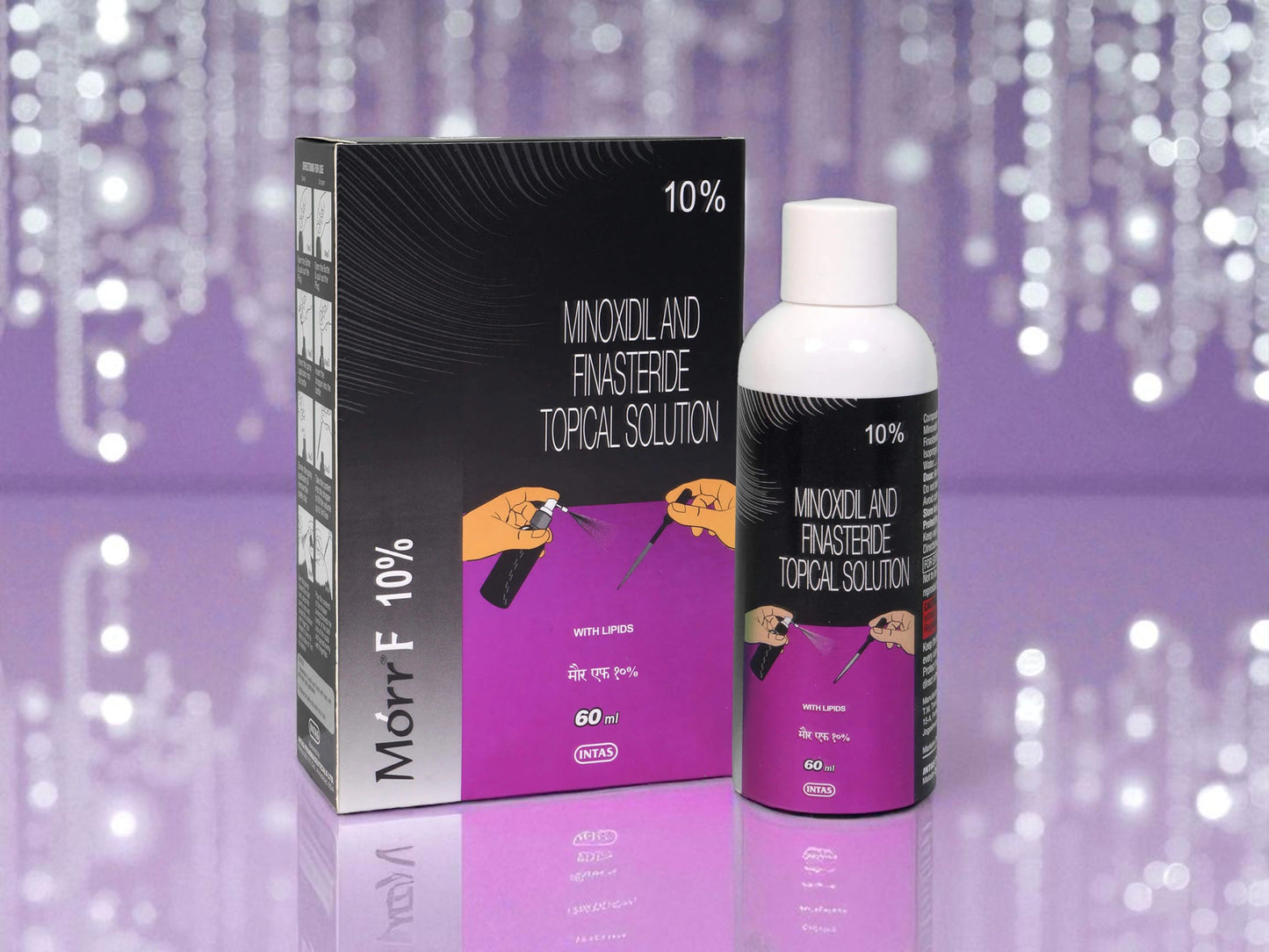 Morr F 10% (Minoxidil and Finasteride Topical Solution)