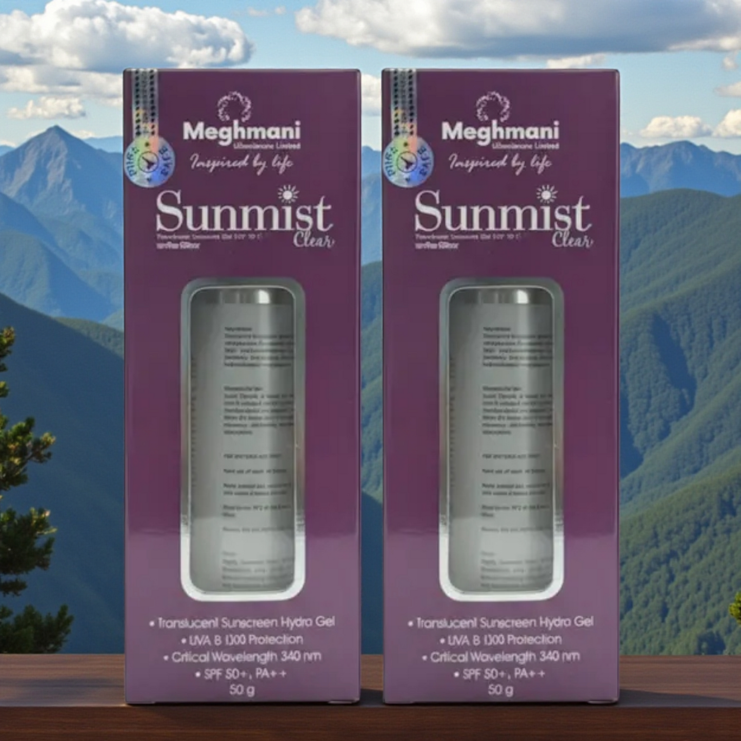 Sunmist Translucent Sunscreen Gel Clear