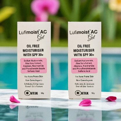 Lufimoist™ AC Gel – Oil Free Moisturiser with SPF 30+