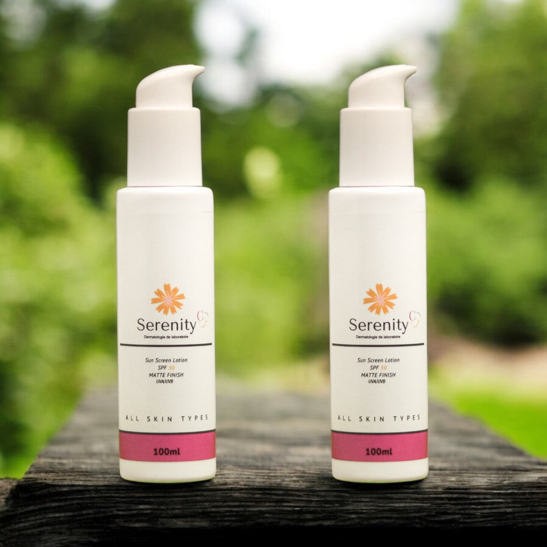 Serenity Sunscreen Lotion (SPF 50)