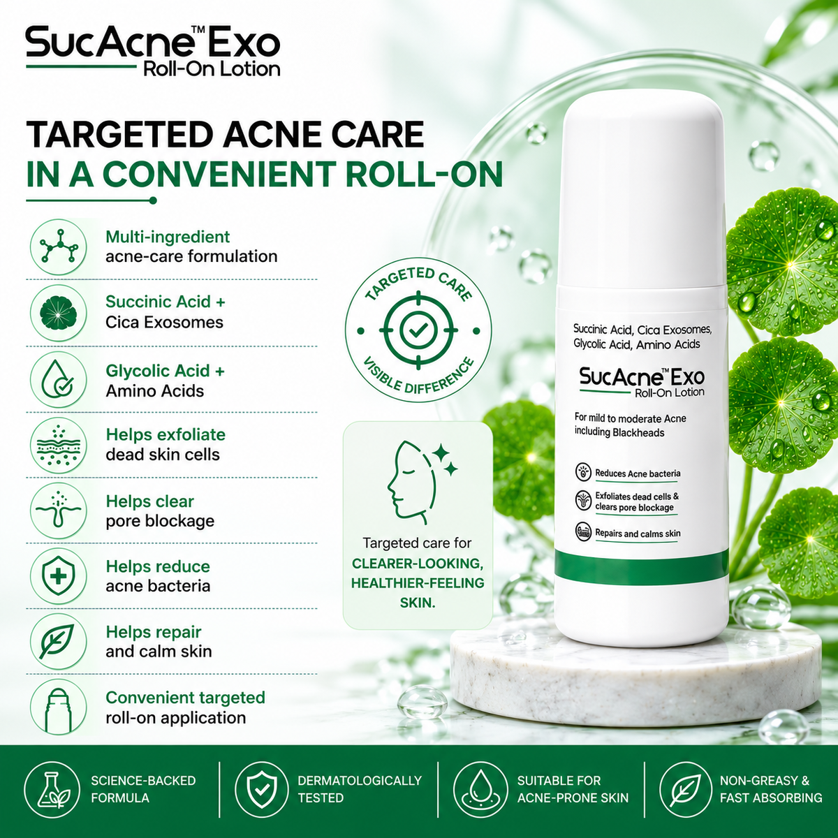 SucAcne Exo Roll-On Lotion 50ml