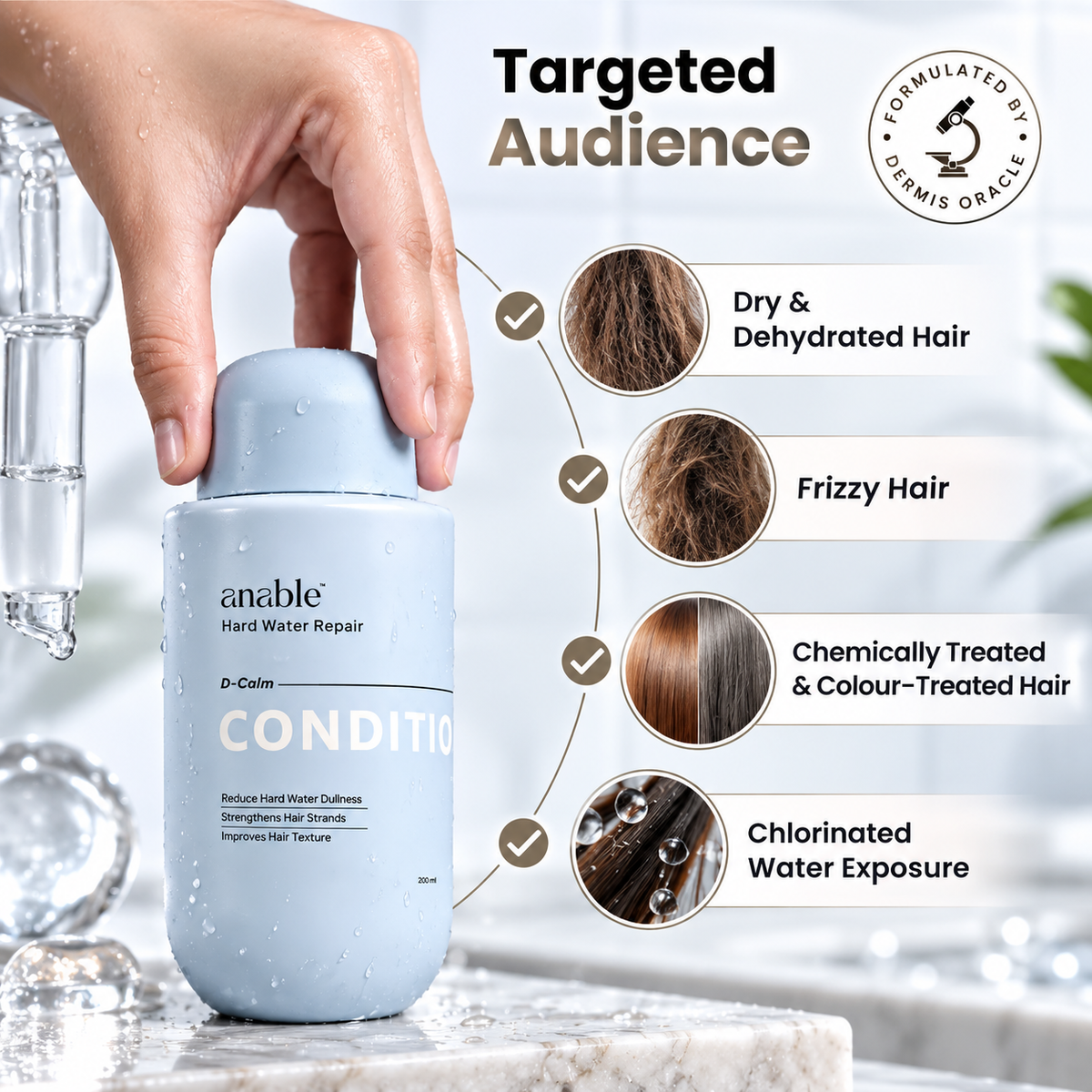 Anable D-Calm Hard Water Repair Conditioner 200 ml