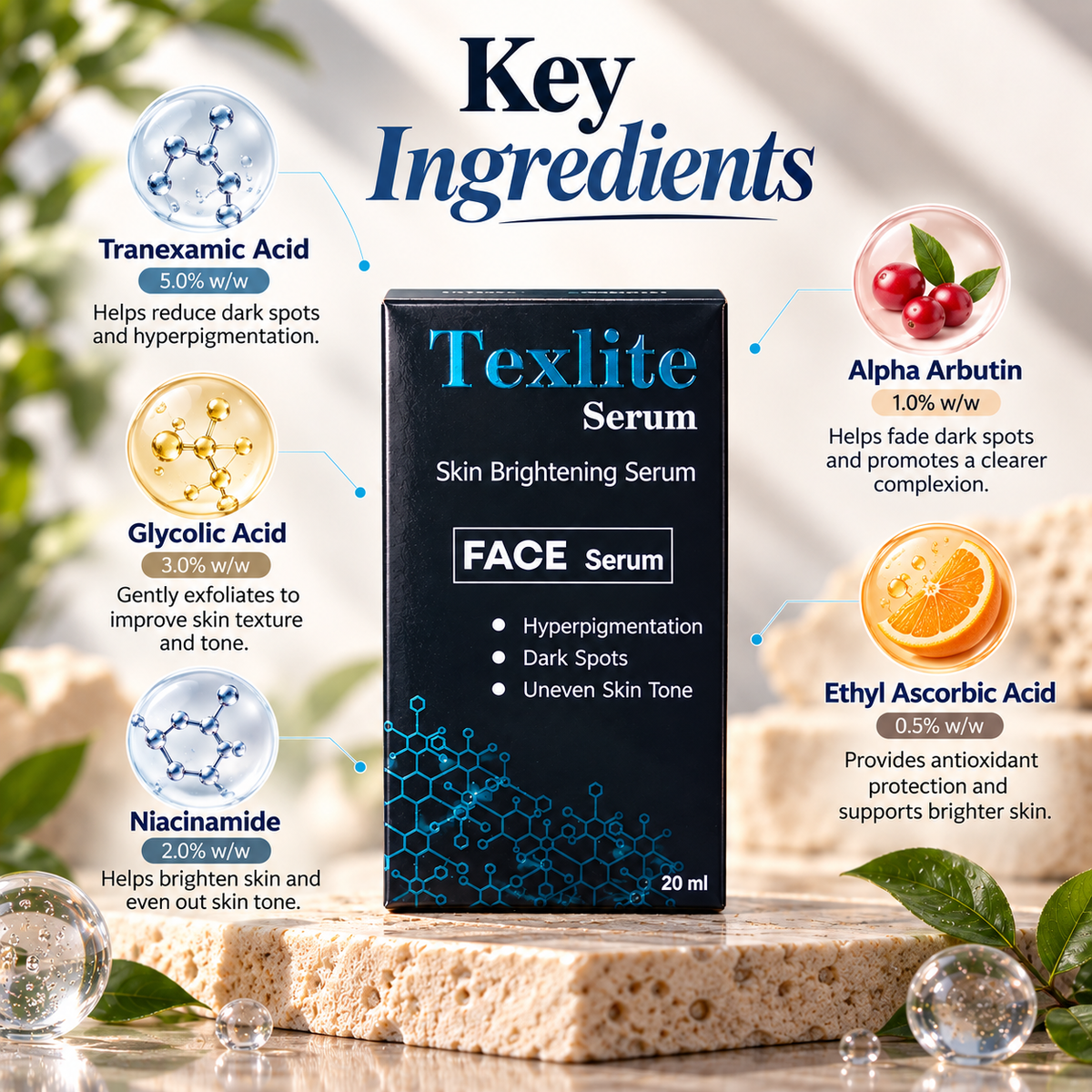 Texlite Skin Brightening Serum 20 ml
