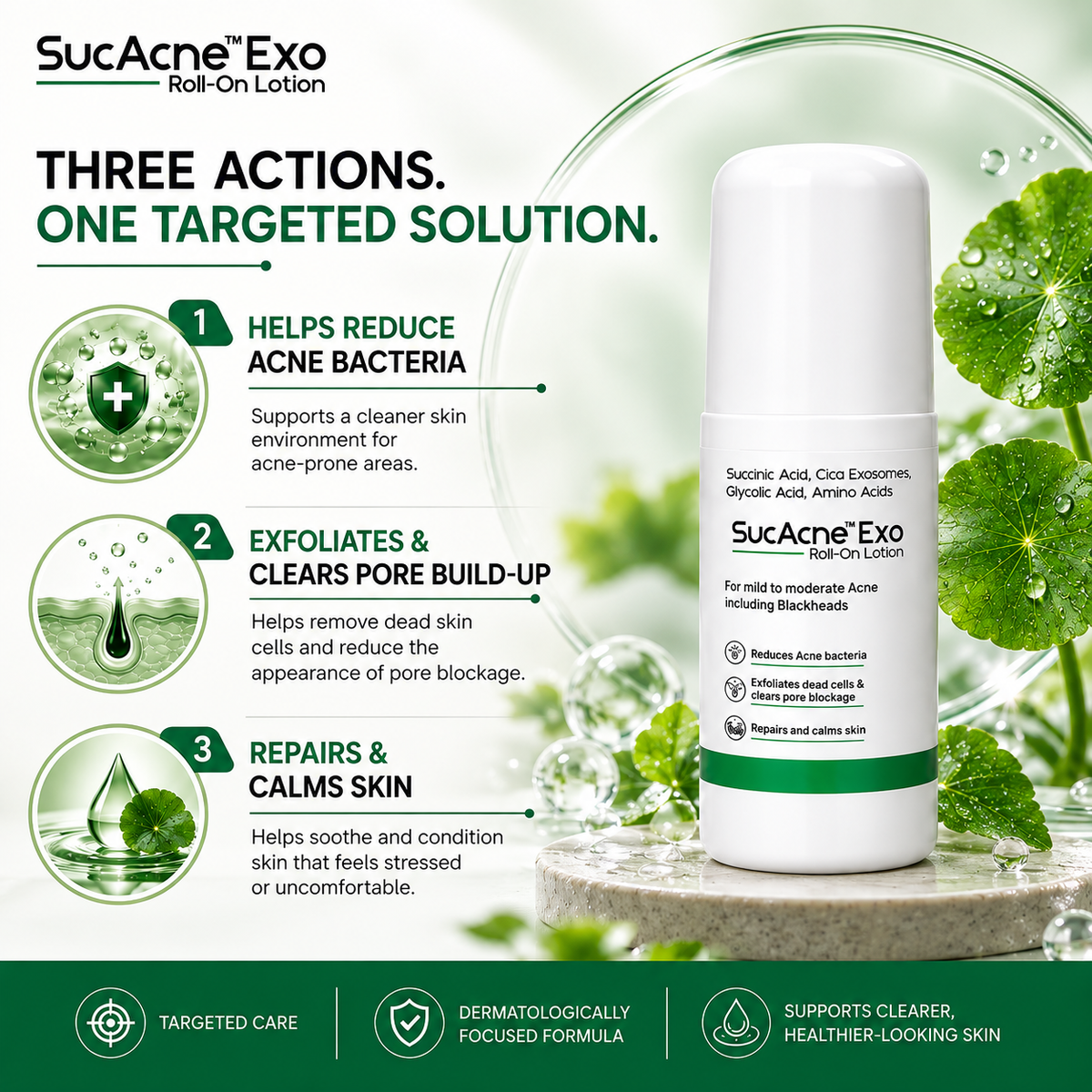 SucAcne Exo Roll-On Lotion 50ml