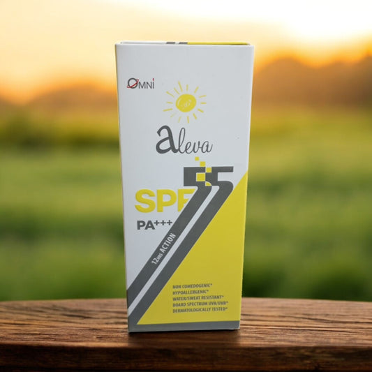 Aleva SPF55+++ sunscreen Gel
