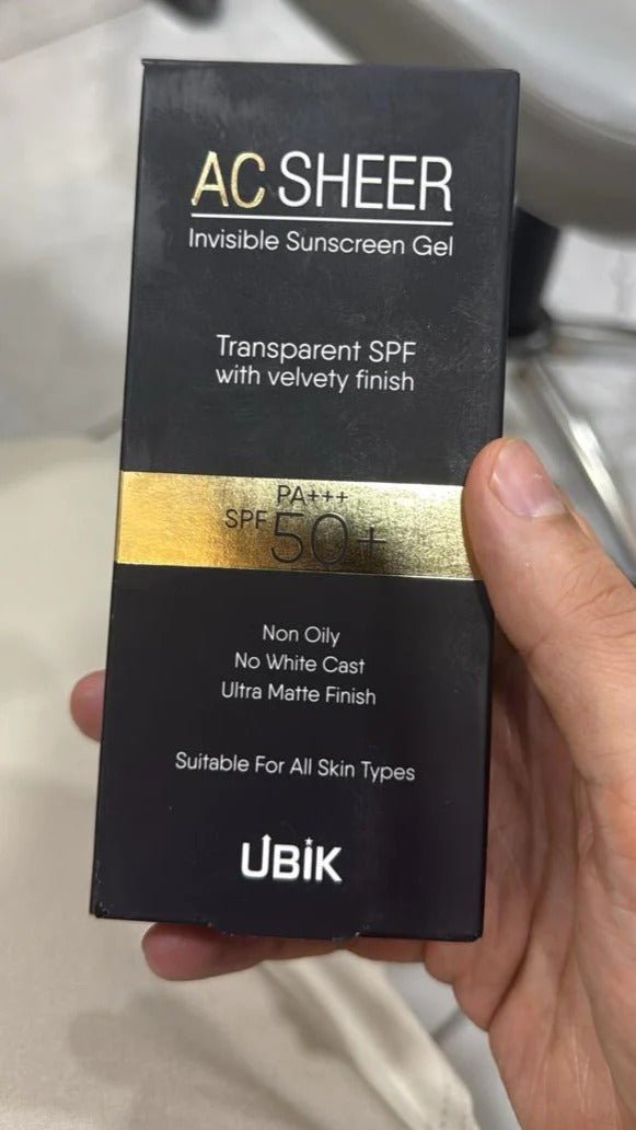AC SHEER Invisible Sunscreen Gel SPF 50+ - Cosmosentials