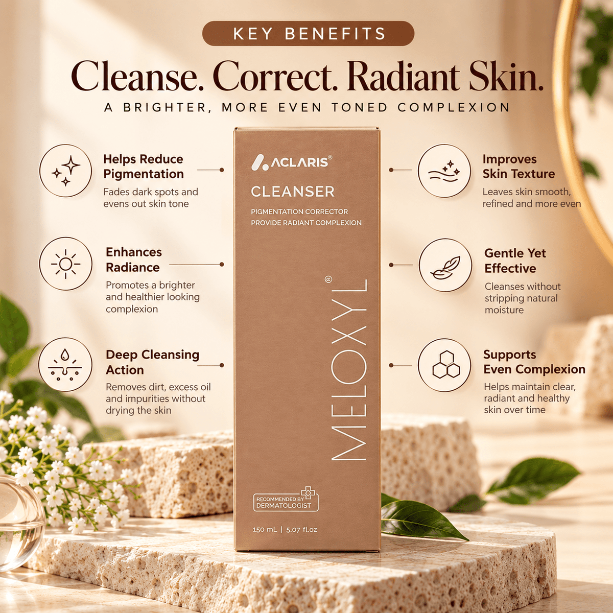 Aclaris Meloxyl Cleanser - Cosmosentials