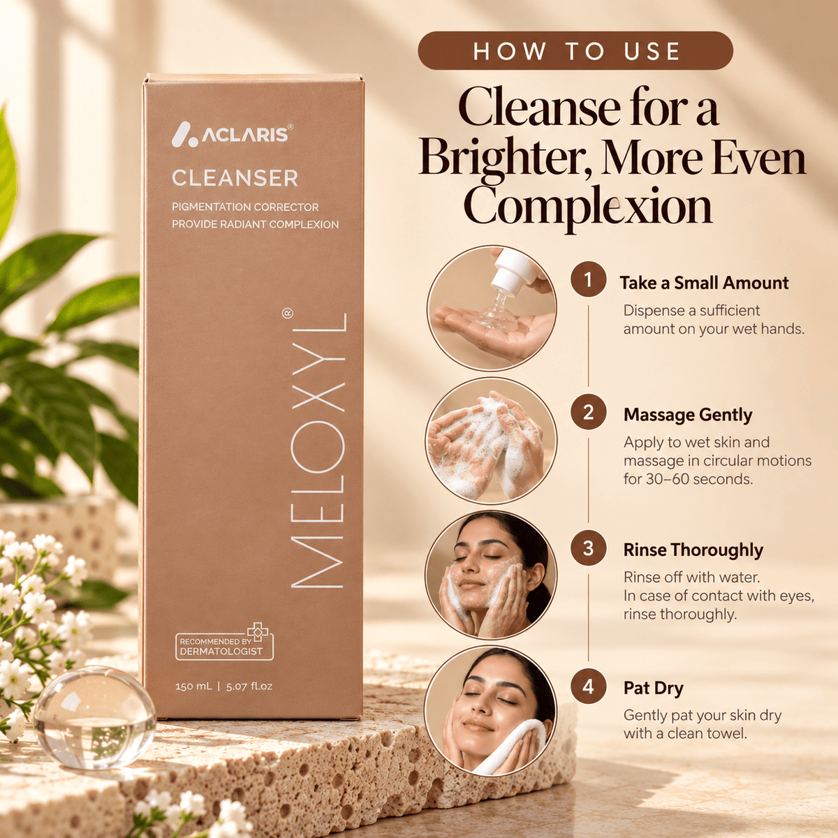 Aclaris Meloxyl Cleanser - Cosmosentials