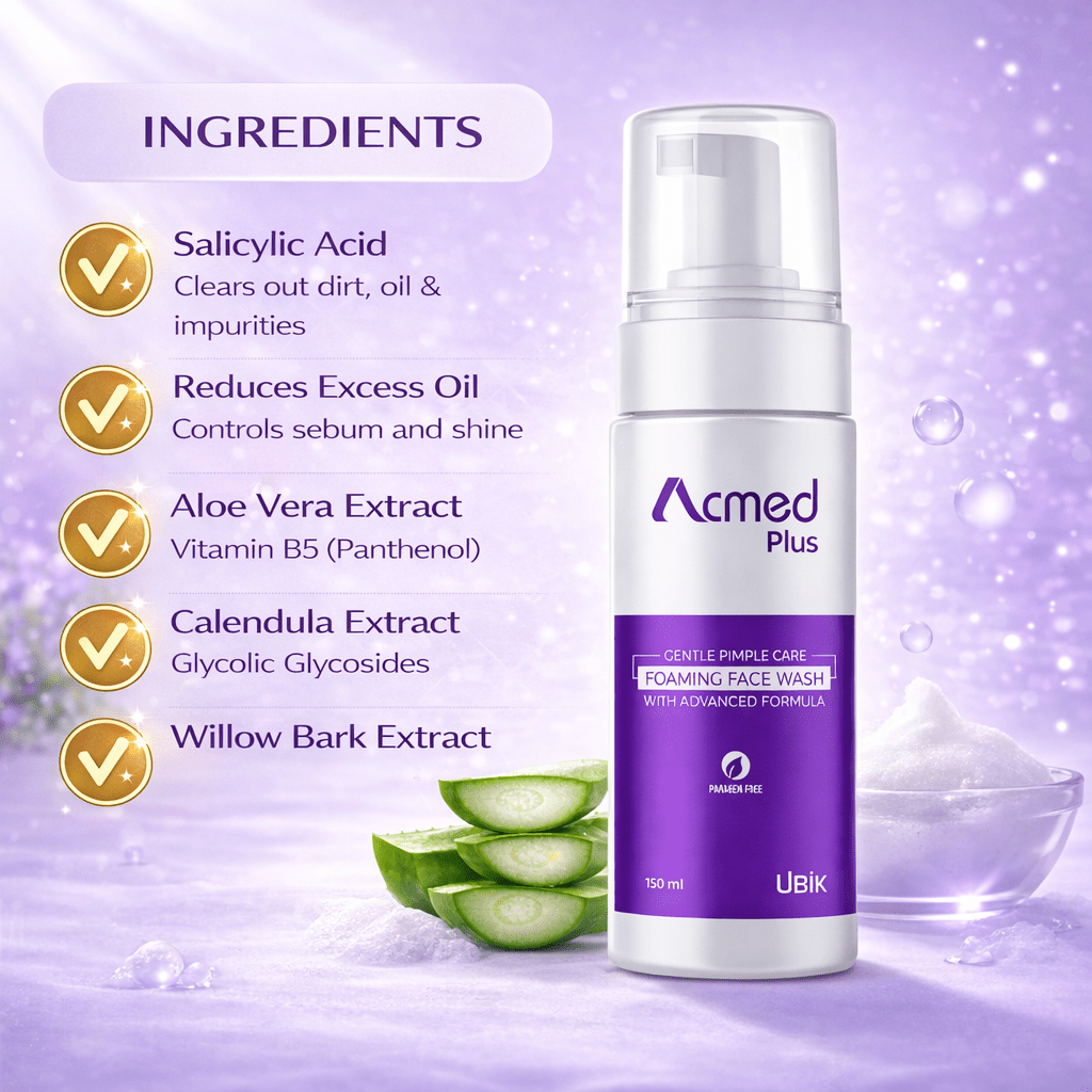 Acmed Plus Foaming Facewash for Acne & Oil Control- Cosmosential