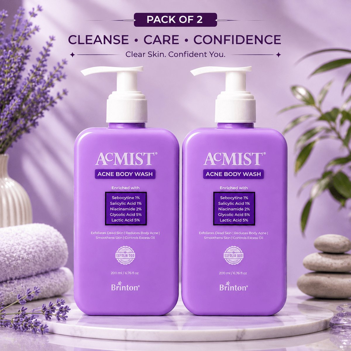 Acmist Acne Body Wash 200ml - Cosmosentials