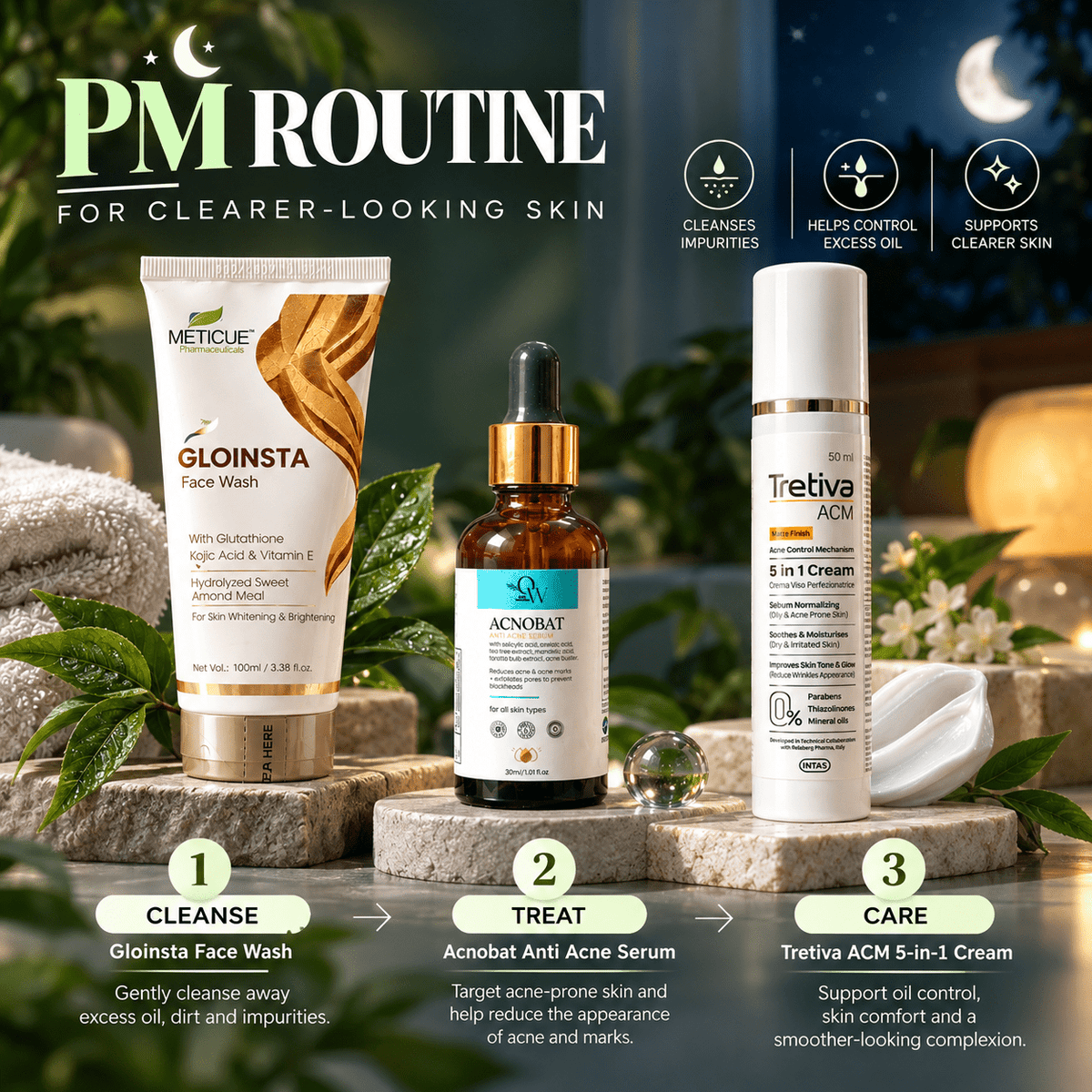 Acne & Skin Care Complete Combo Kit - Cosmosentials