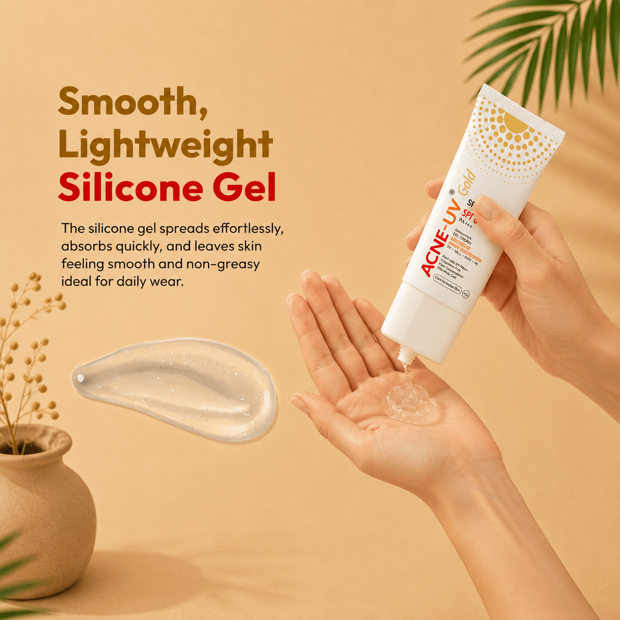 Acne-UV Gold SPF 100+ PA+ Sunscreen 50g - Cosmosentials