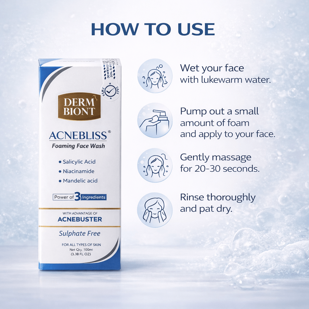 Acnebliss foaming facewash - Cosmosentials