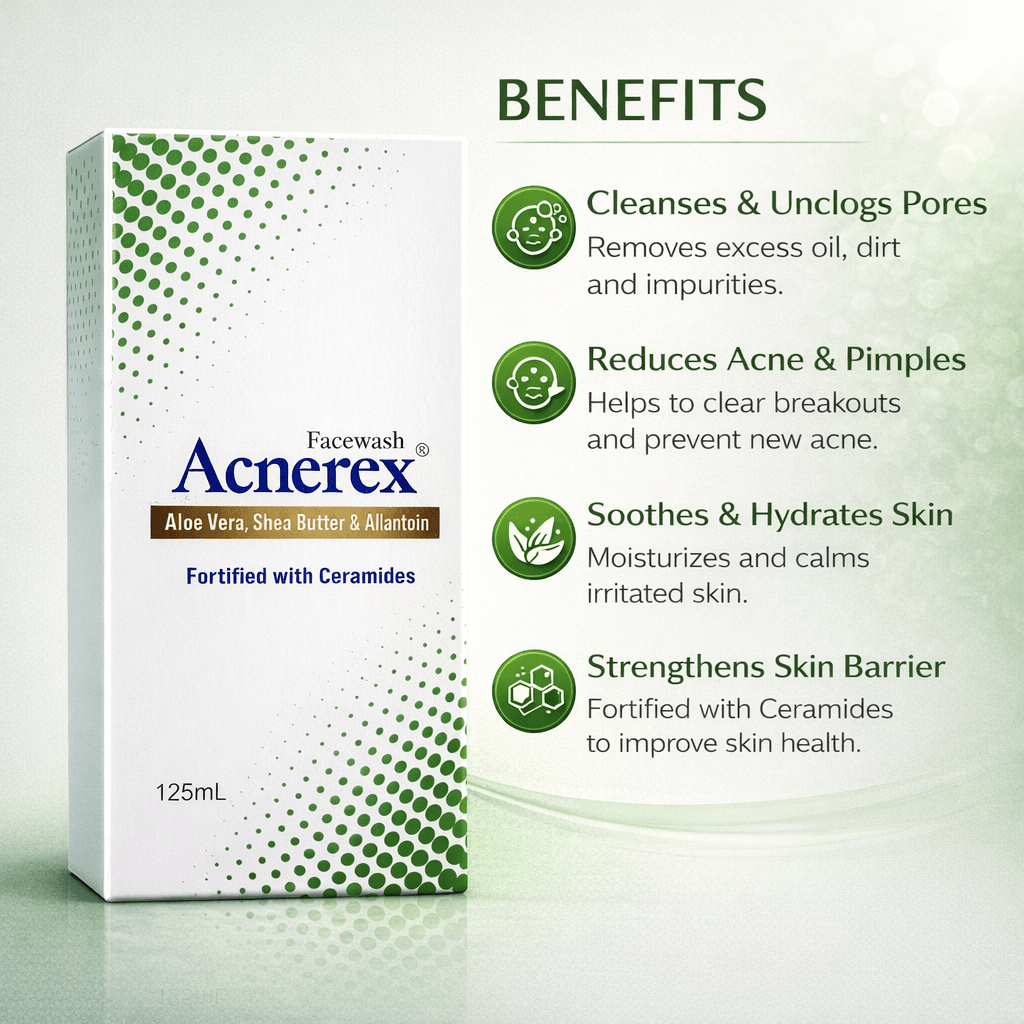 Acnerex Facewash for Acne & Oily Skin | Clear Skin Solution