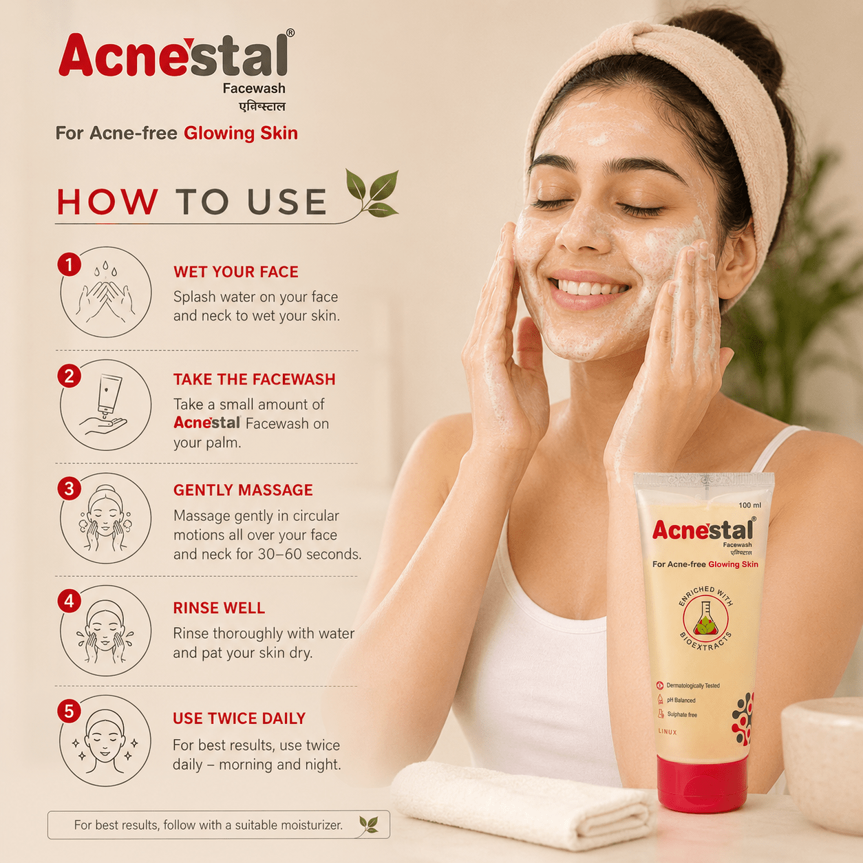 Acnestal Face Wash - Cosmosentials