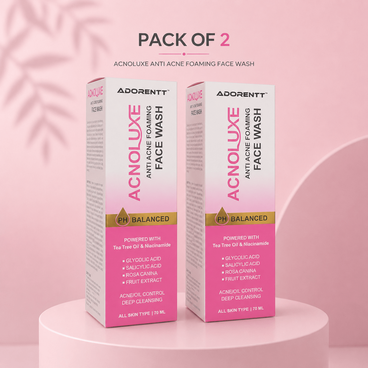 Acnoluxe Anti Acne Foaming Face Wash - Cosmosentials