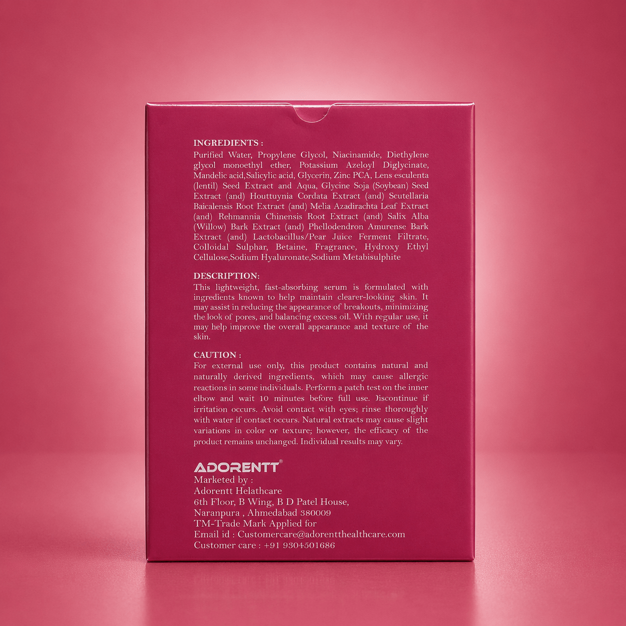 Acnoluxe Face Serum - Cosmosentials