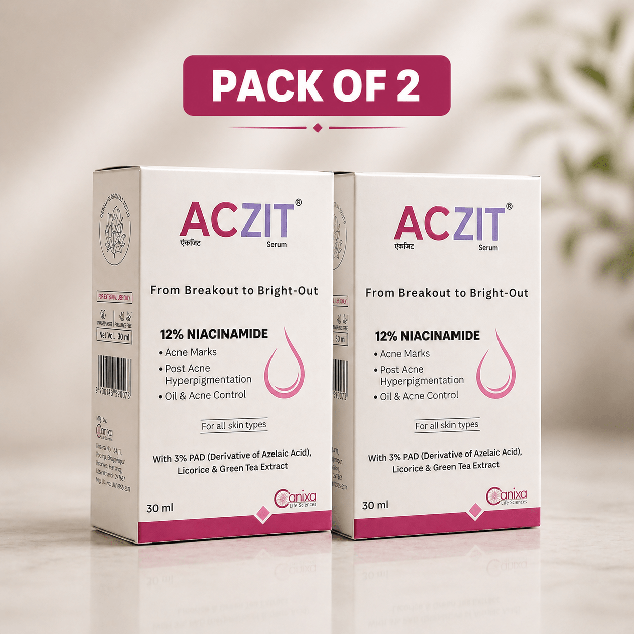 ACZIT Serum 12% Niacinamide - Cosmosentials