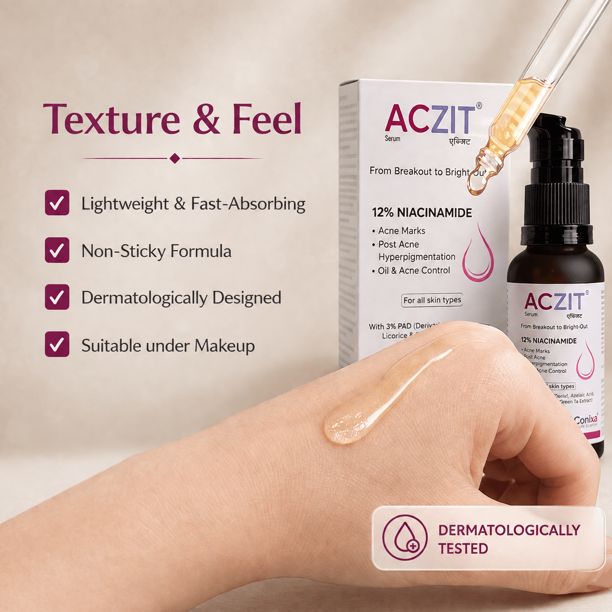 ACZIT Serum 12% Niacinamide - Cosmosentials
