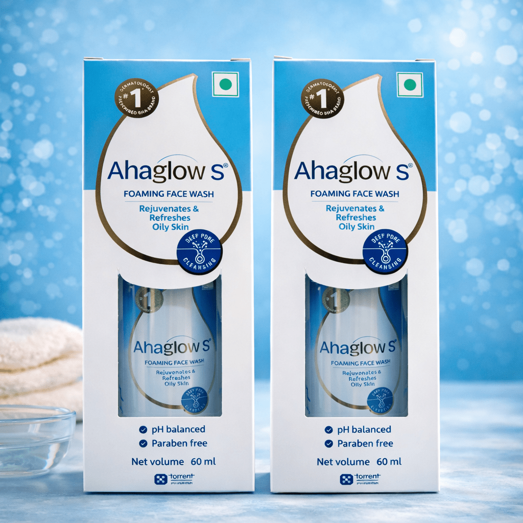 Ahaglow S Foaming Facewash for Acne & Oil Control-Cosmosential
