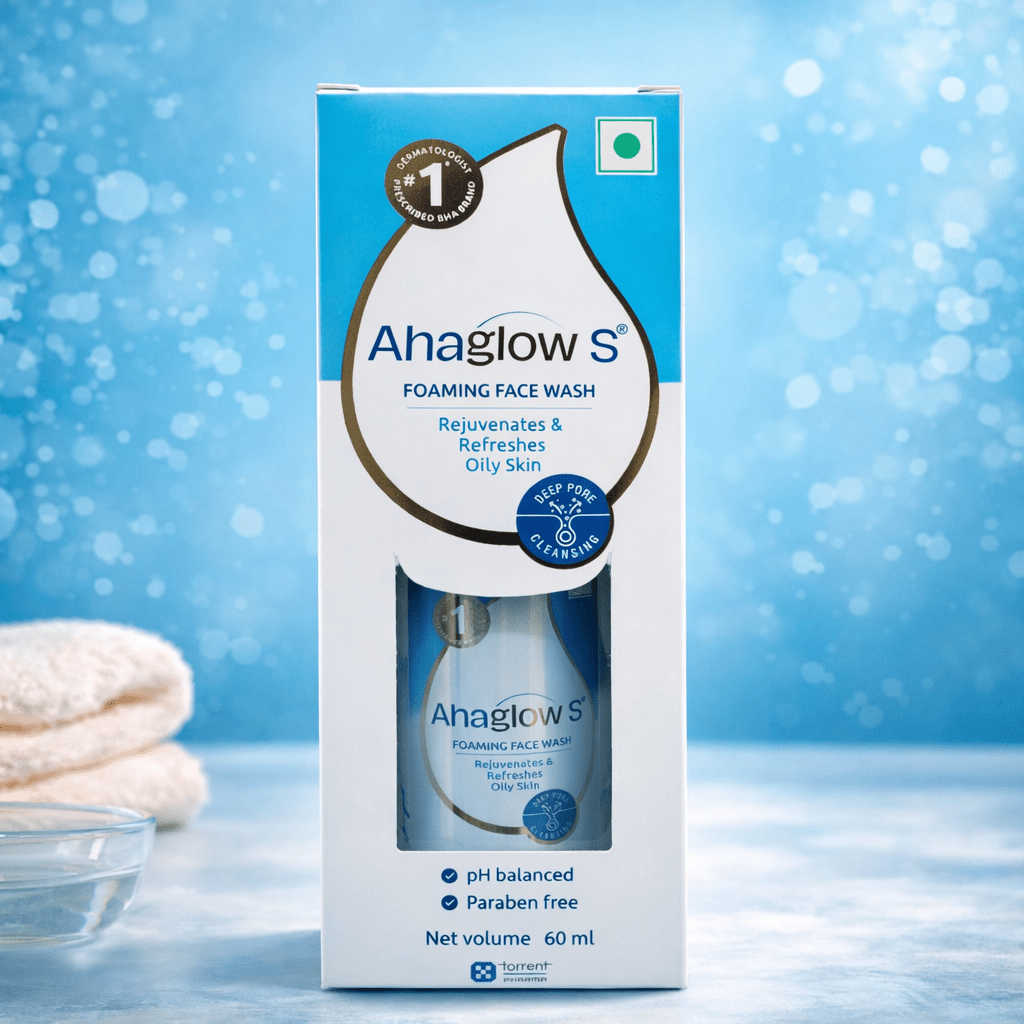 Ahaglow S Foaming Facewash for Acne & Oil Control-Cosmosential