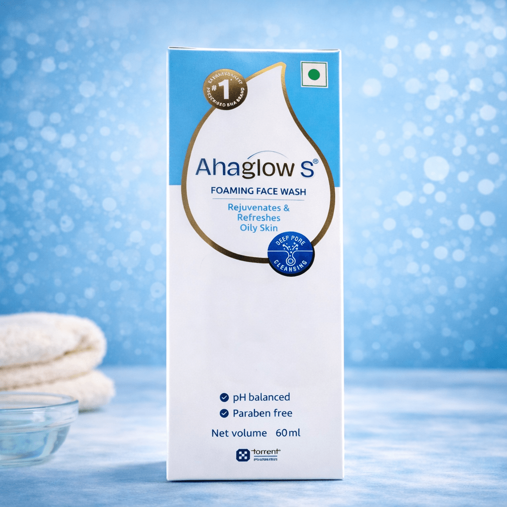 Ahaglow S Foaming Facewash for Acne & Oil Control-Cosmosential
