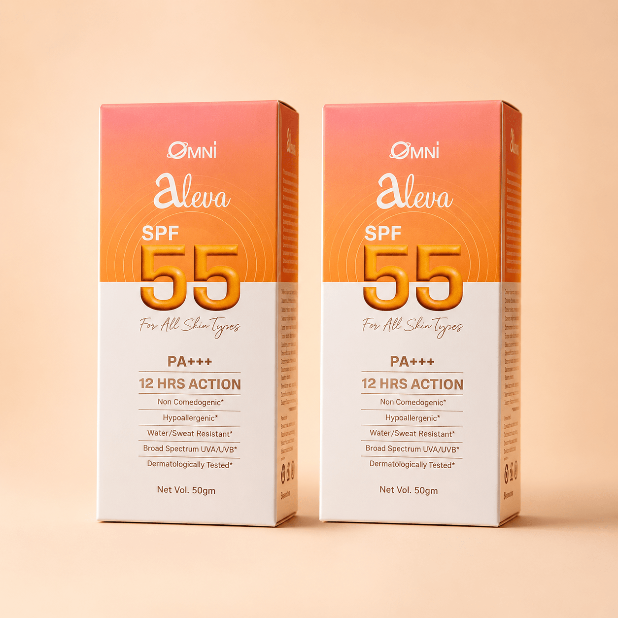 Aleva SPF55+++ Sunscreen Gel - Cosmosentials