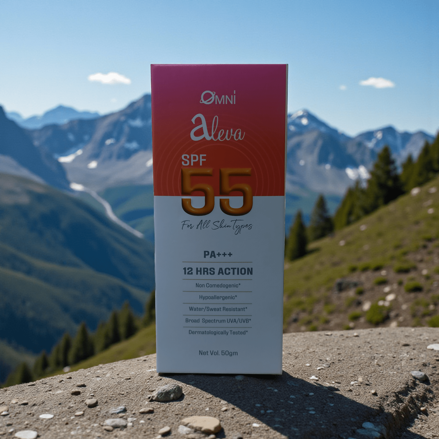 Aleva SPF55+++ Sunscreen Gel - Cosmosentials