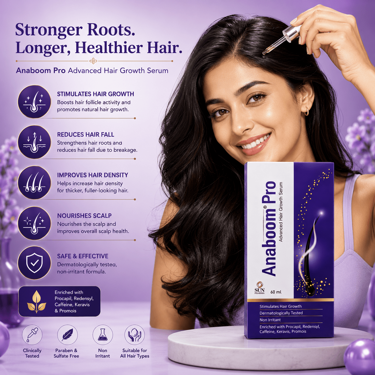 Anaboom Pro Advanced Hair Growth Serum - Cosmosentials