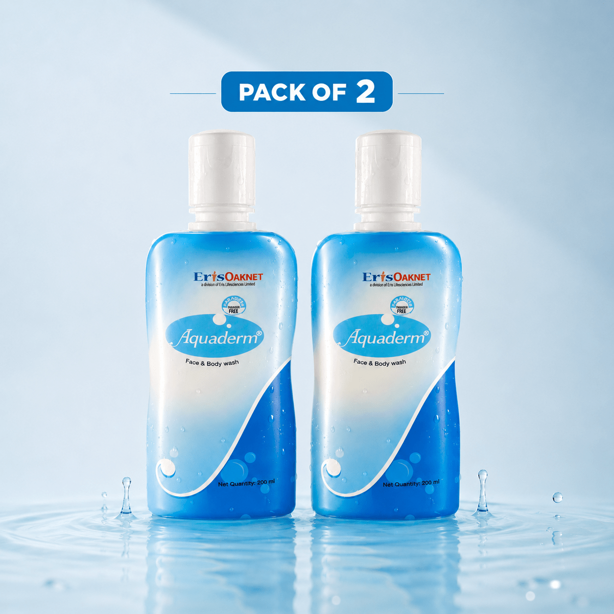 Aquaderm Face & Body Wash 200ml - Cosmosentials
