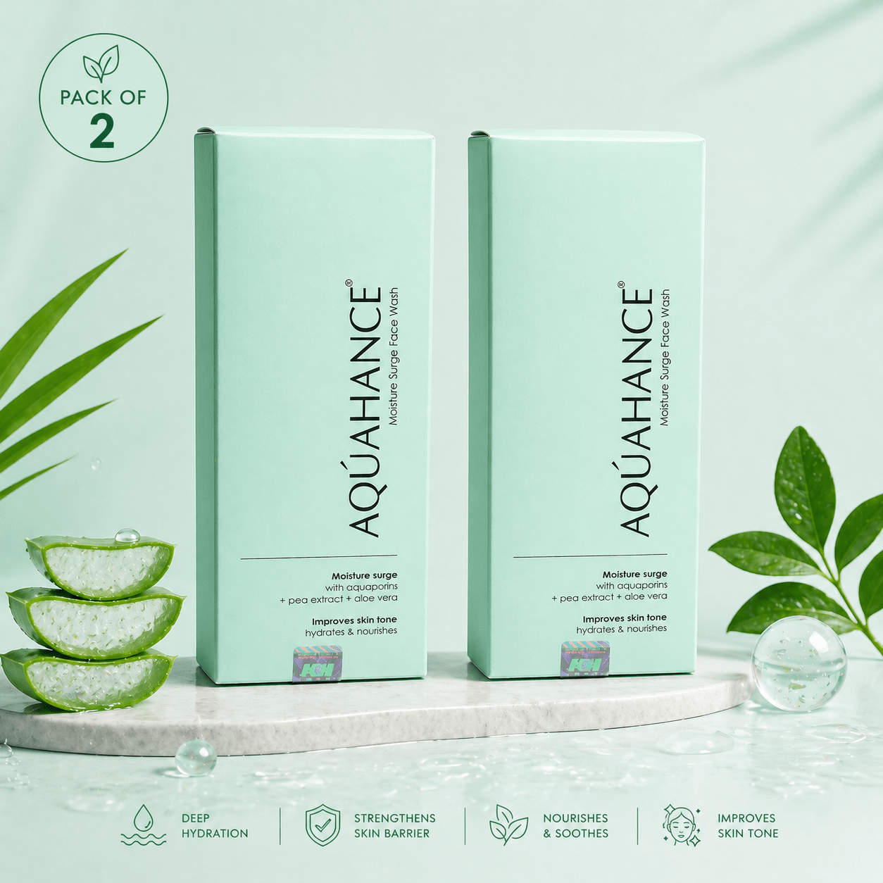 Aquahance Moisture Surge Face Wash - Cosmosentials