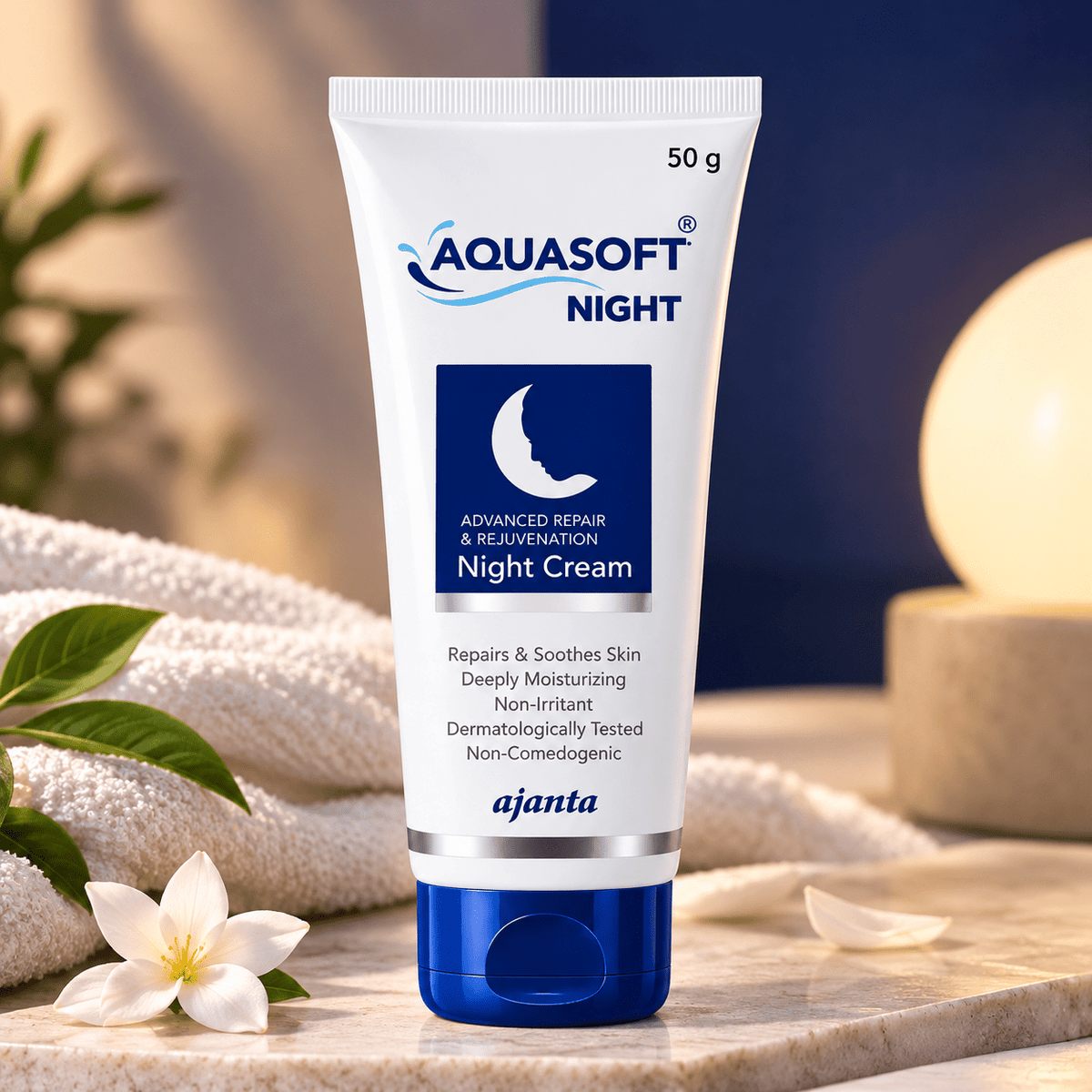 Aquasoft Night Cream 50 g - Cosmosentials