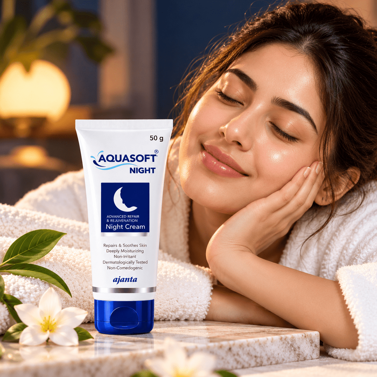 Aquasoft Night Cream 50 g - Cosmosentials