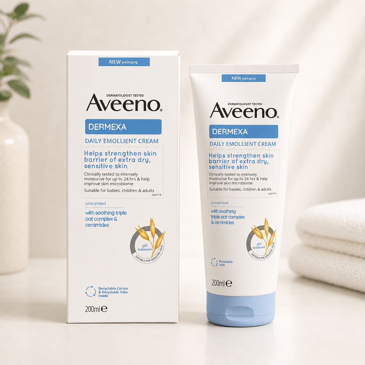 Aveeno Dermexa Daily Emollient Cream - Cosmosentials