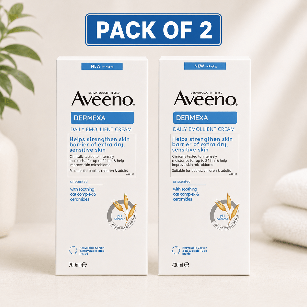 Aveeno Dermexa Daily Emollient Cream - Cosmosentials