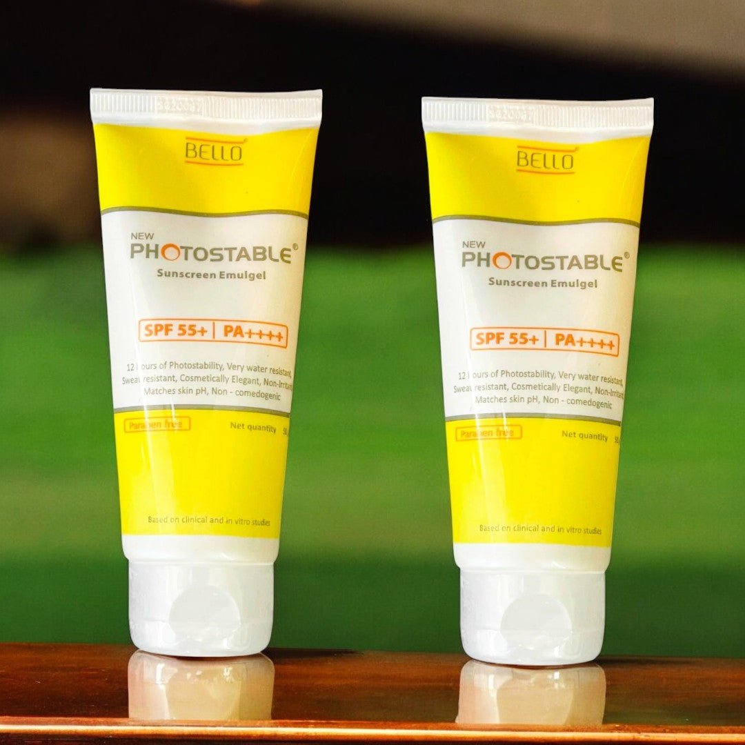 Bello New Photostable Sunscreen Emulgel SPF 55+/PA++++ - Cosmosentials