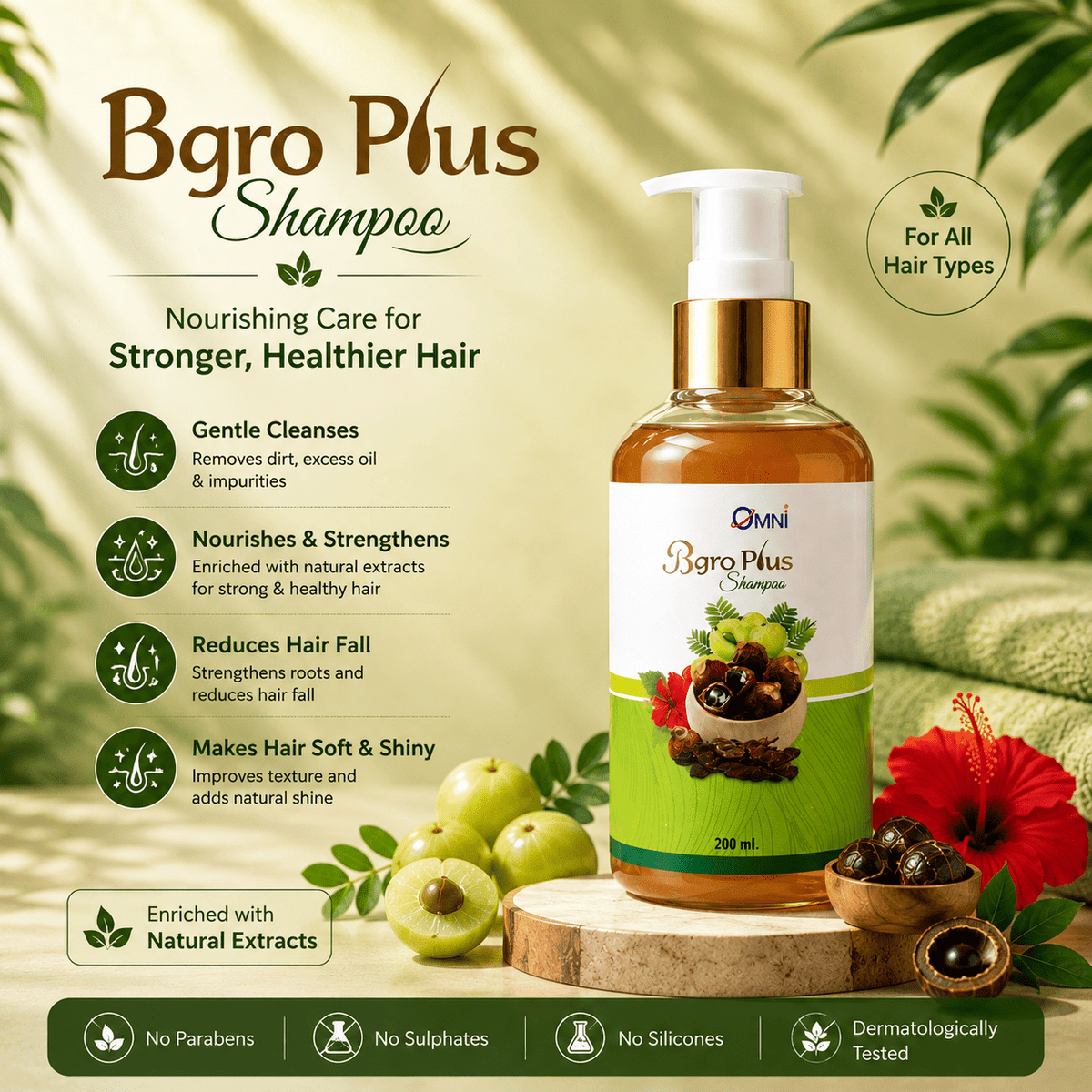 Bgro Plus Shampoo - Cosmosentials