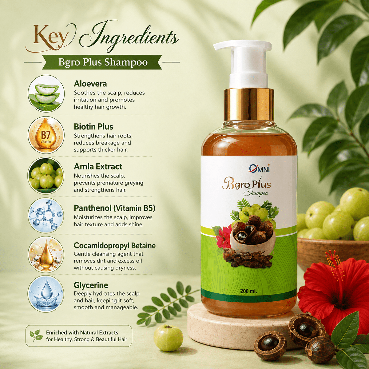 Bgro Plus Shampoo - Cosmosentials