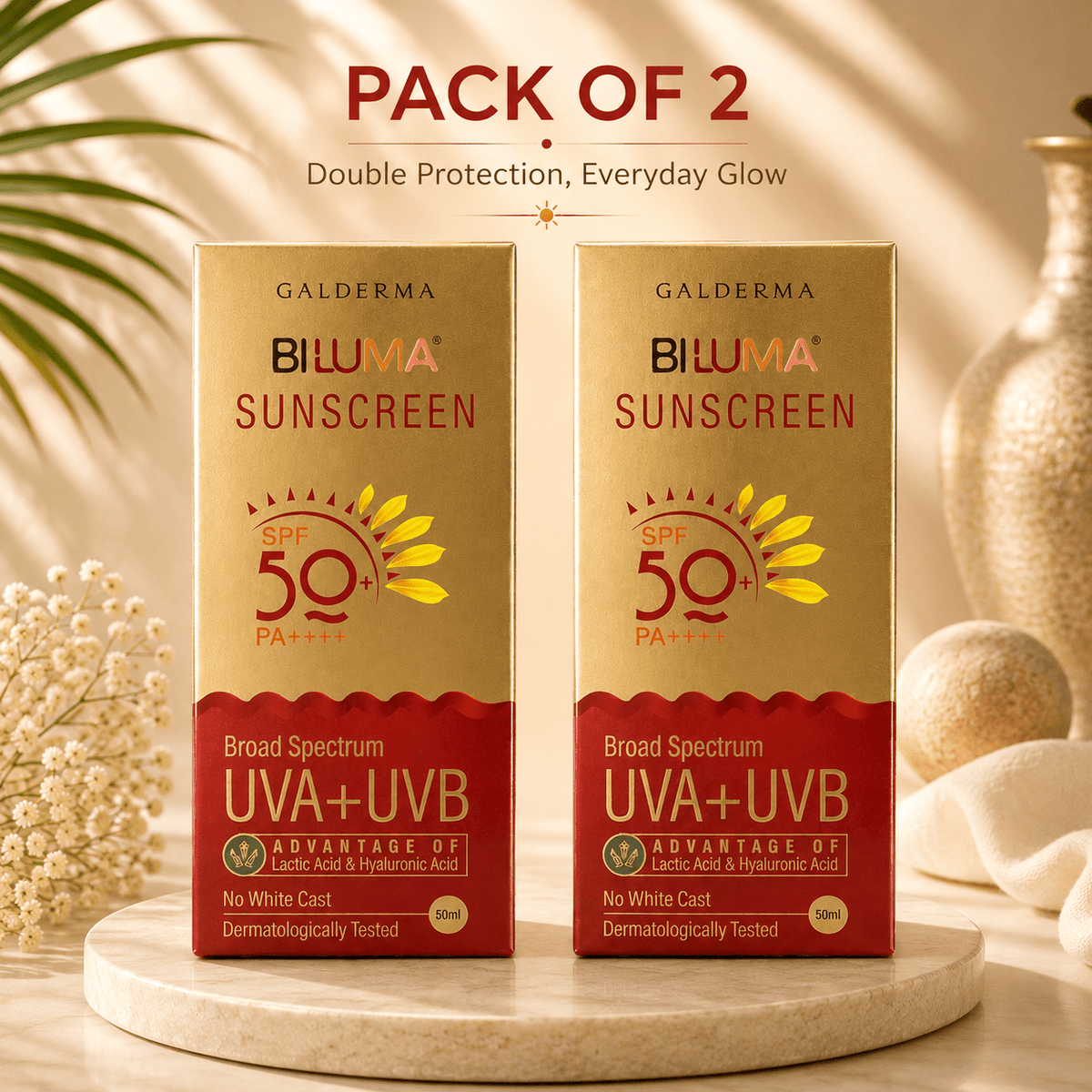 Biluma Broad Spectrum Sunscreen SPF 50+ PA++++ - Cosmosentials